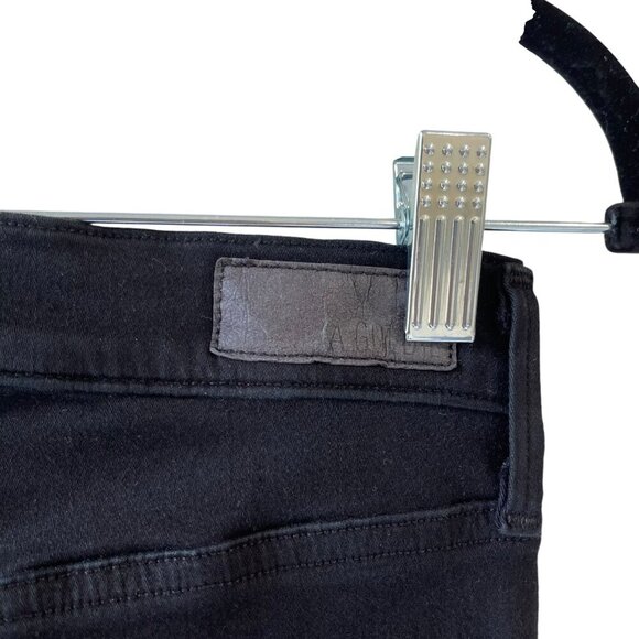 AGOLDE Size 27 Sophie High Rise Distressed Skinny Jean Moonstruck Black - Picture 10 of 12